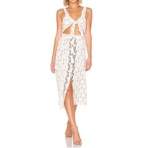 🌹NWOT Free People Caldasi Ivory Midi Dress